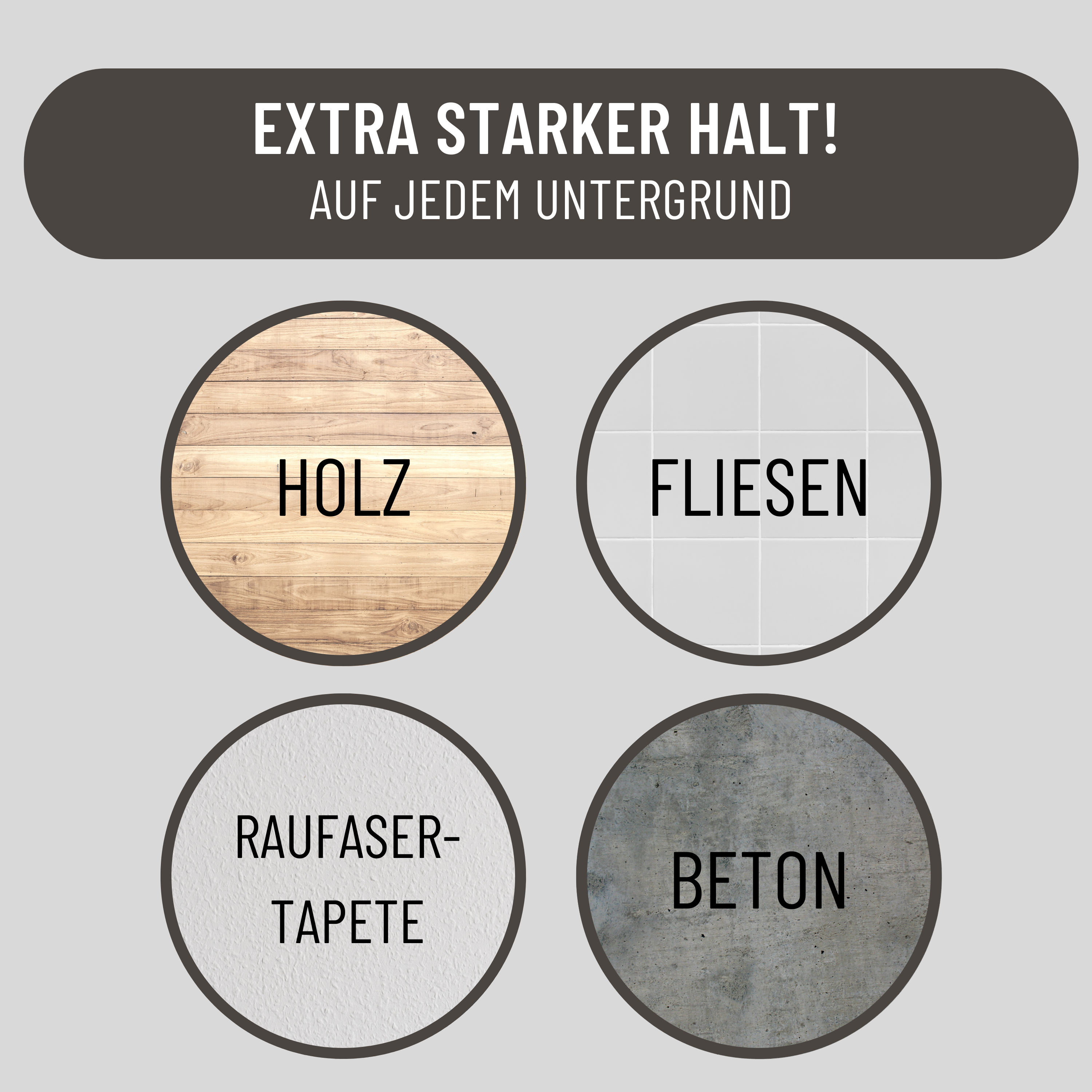Baseballschläger Halterung aus hochwertigem Edelstahl – Einfache Montage mit Klebepad